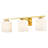 Brushed Nickel Indoor Bathroom Vanity Lights With Etched White Glass Square Rectangle Shades-1578838219-1589189633