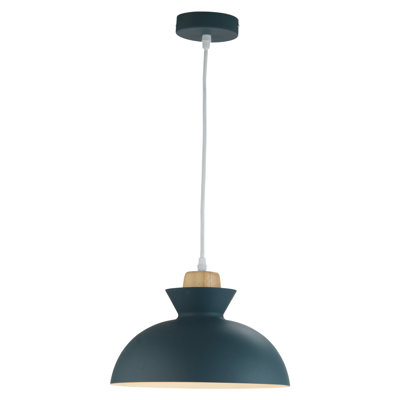 Elam 1 - Light Black Dome Pendant