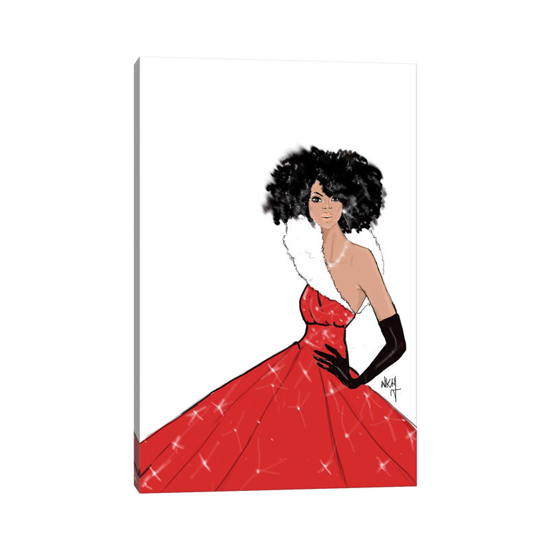 Xmas by Nicholle Kobi - Print on Canvas, Wrapped Canvas, 20.32 cm H x 30.48 cm W