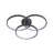 Cassius 19.7" LED 3-Ring Flush Mount Ceiling Light