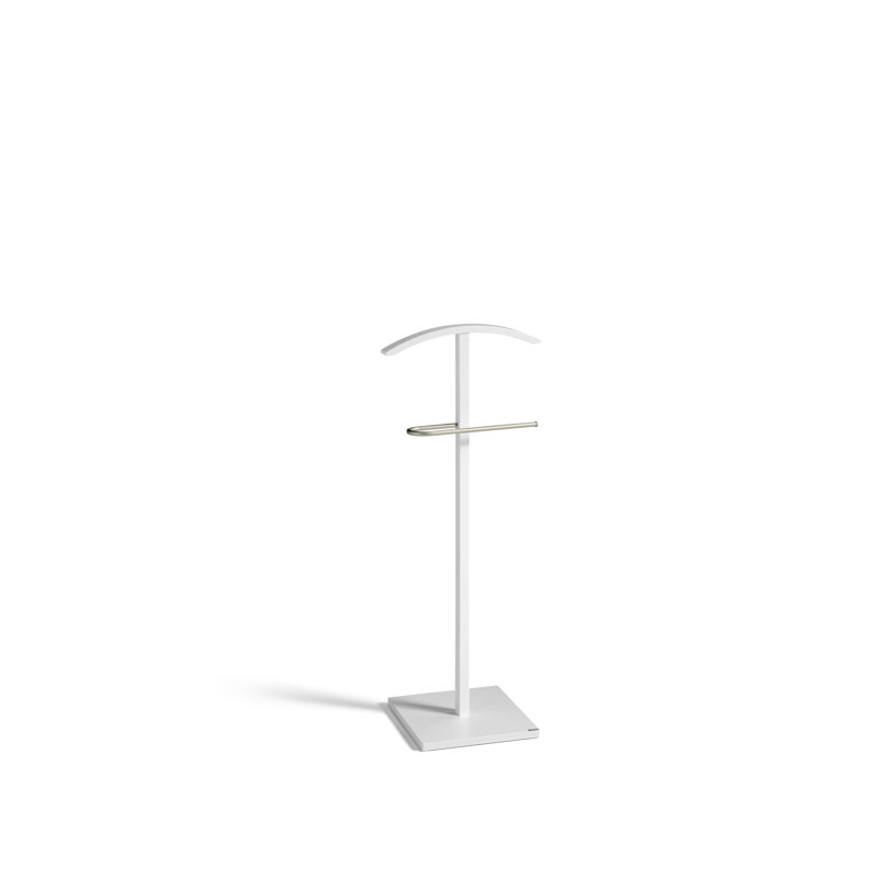 Ahrens Freestanding Valet Stand, White