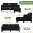 Atiye 74'' Upholstered Convertible Sofa-1420934760