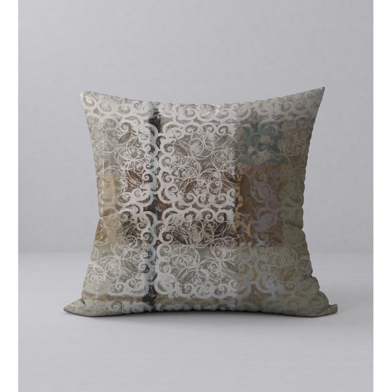 Housse de coussin décorative carrée à entretien transparent/insert, 20 po x 20 po