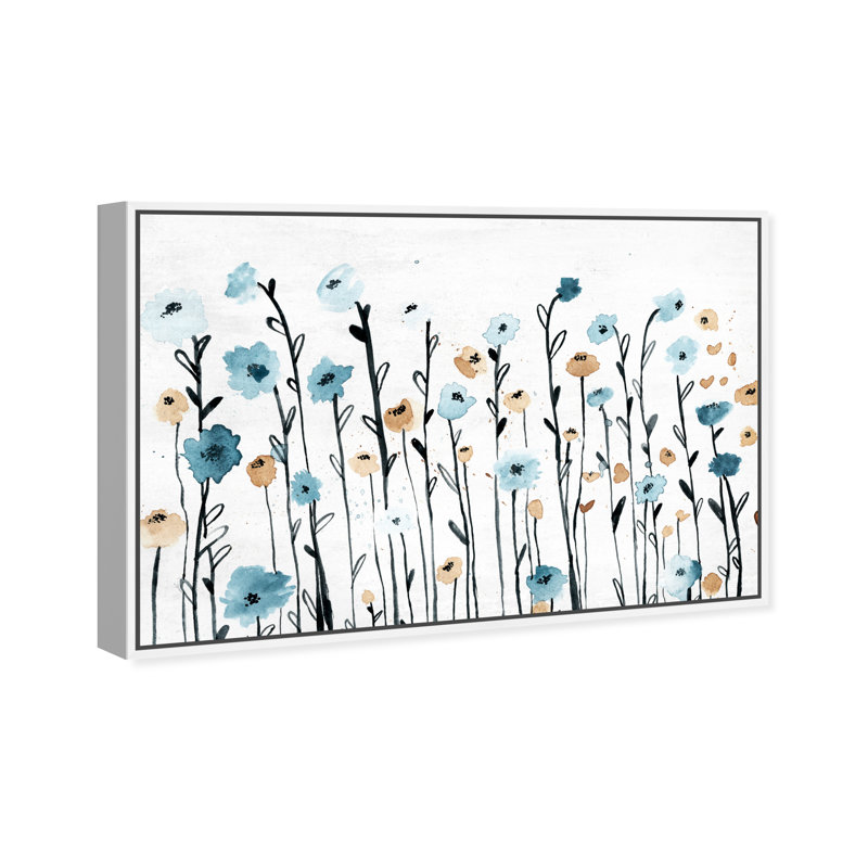 Art graphique sur toile tendue « Beautiful Growth » Ariaana, 10 po x 15 po, Impression encadrée, Blanc