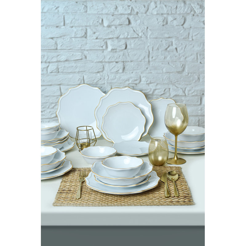 Service de table en céramique (24 pièces)