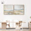 «Whispering Valleyys», ensemble de 2 toiles terreuses abstraites par Art Remedy-114220423-114220416