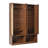 Farmhouse Widen Hall Tree with 4 Rattan Doors-1163044721