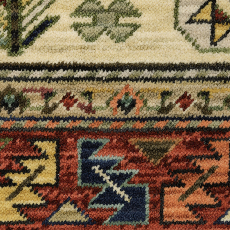 Oriental Indoor Rug, Rectangle 9'10" x 12'10"