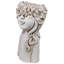 Pot de fleurs d'extérieur Lady Head With Flowers - 16,5 po