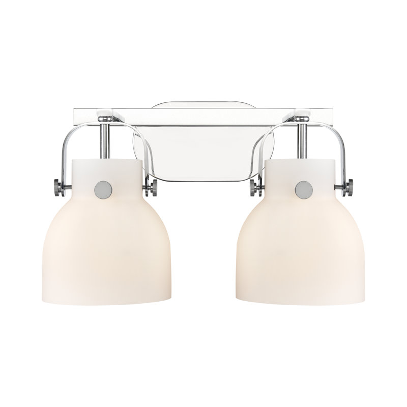 Skycrest 6 - Light Dimmable Vanity Light, White, Polished Chrome, 2 Lights