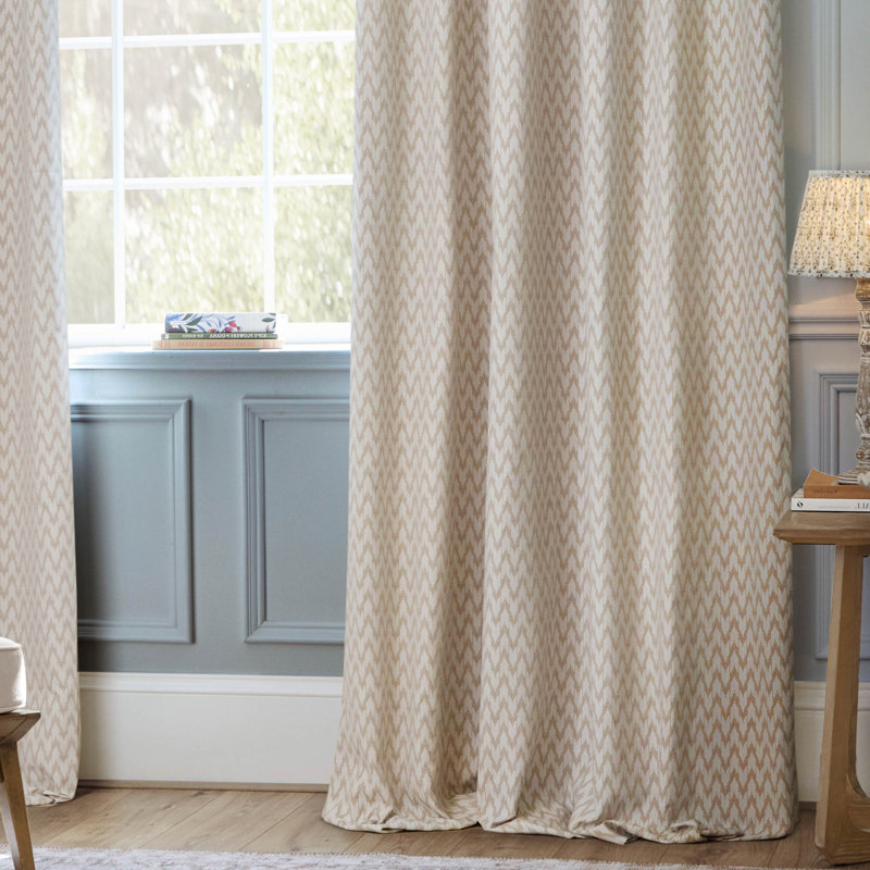 Hutton Room Darkening Curtain Panel Pair, Grey, 65.75cm Width x 228cm Drop