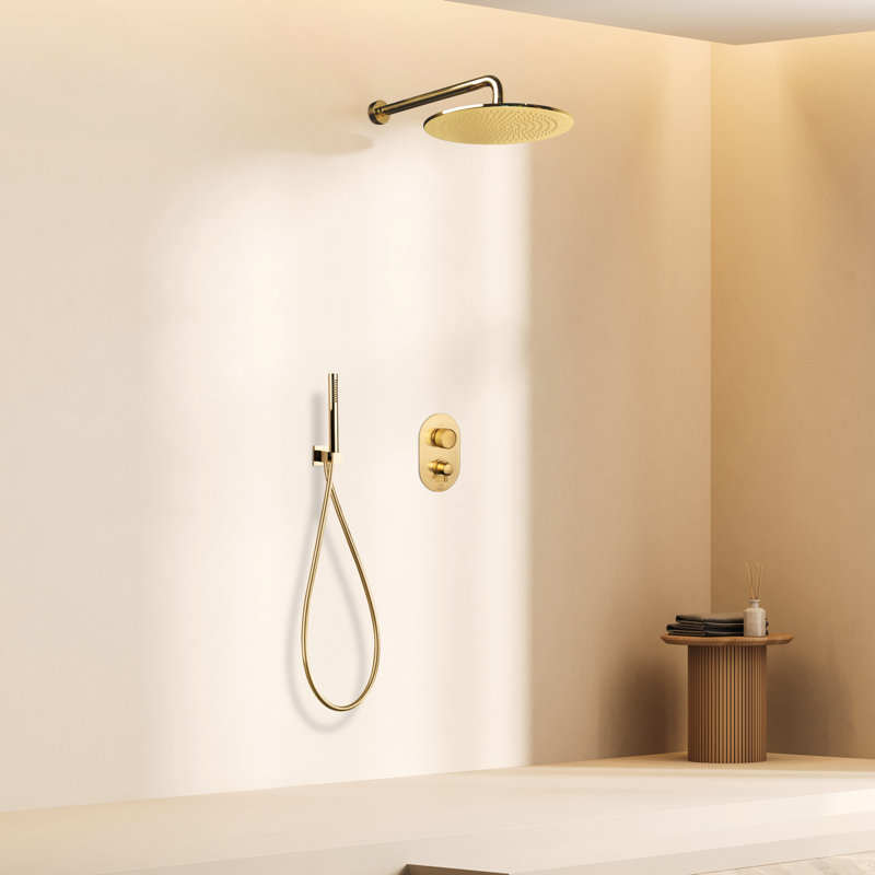 Ensemble de douche complet Primo, Or brossé