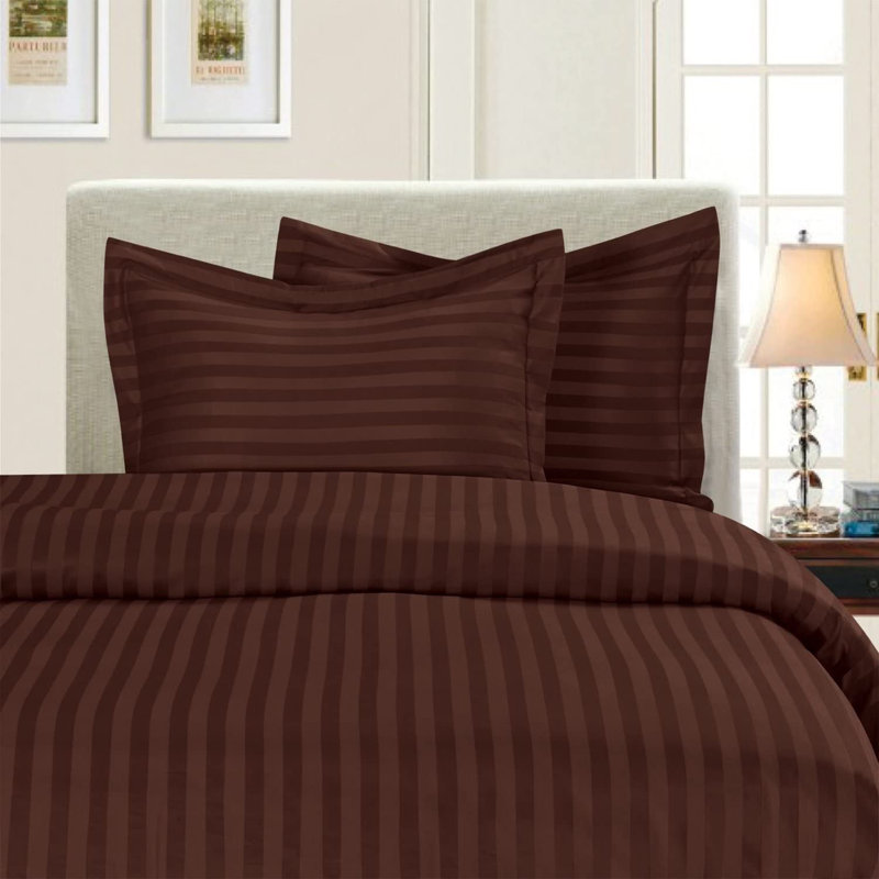 Polyester Comforter, King/California King Comforter + 2 King Shams, Chocolate