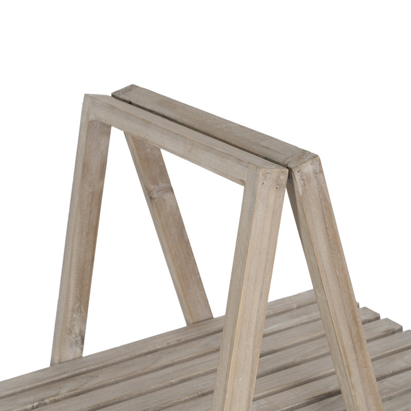 Hossain 98cm W Solid Wood Shelving Unit