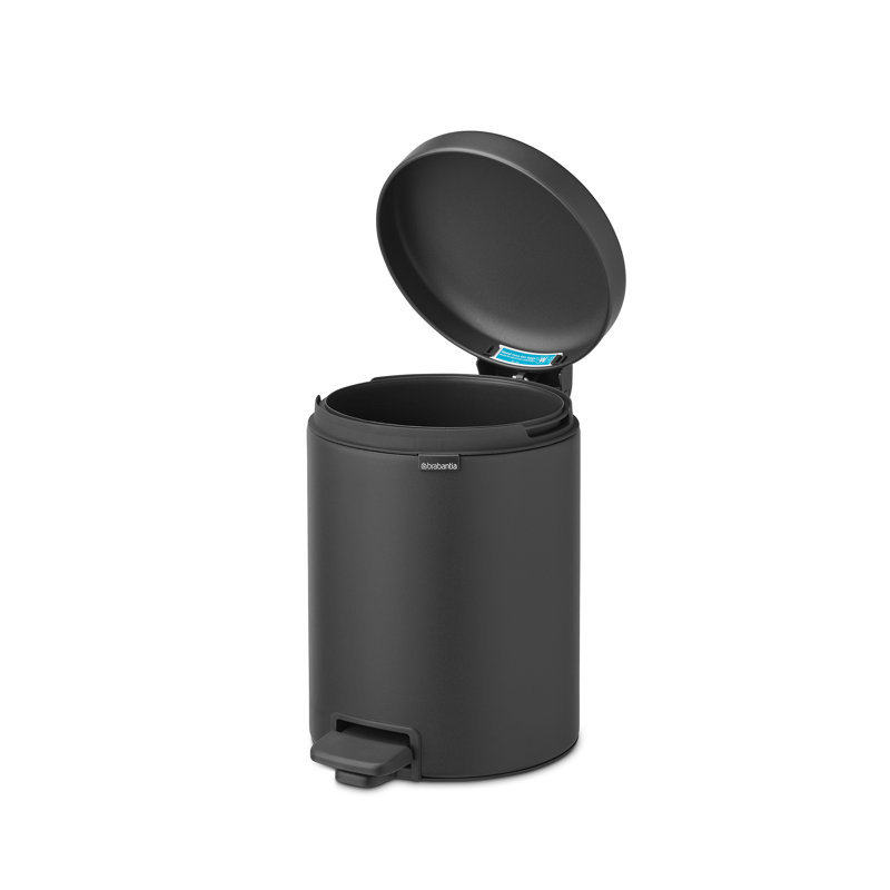 Brabantia NewIcon Soft Closing Pedal Bin, Soft Grey, 5 L