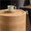 Table d'appoint ronde en bois naturel, table de bout sans assemblage pour la chambre à coucher du salon