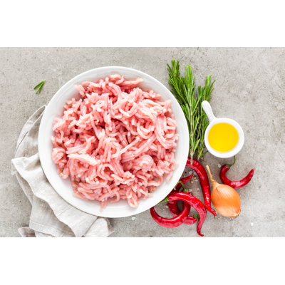 Ground meat 1 Piece Wrapped Canvas Wall Art