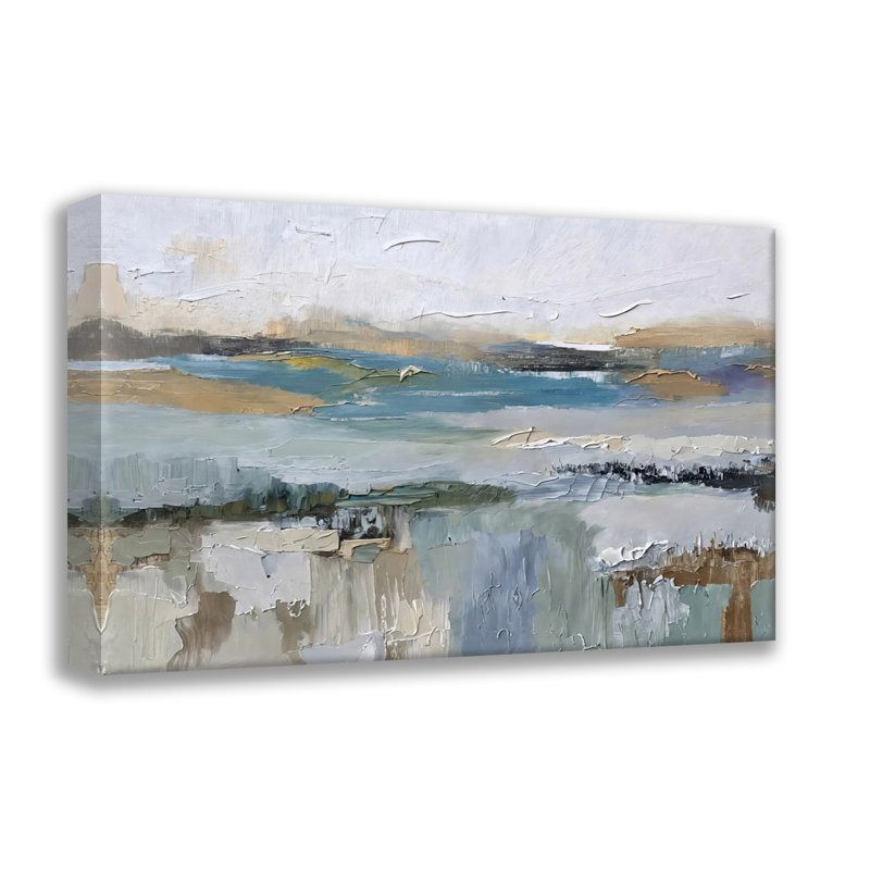 «Marshland», estampe numérique sur toile tendue avec châssis, H 26 po x l 32 po