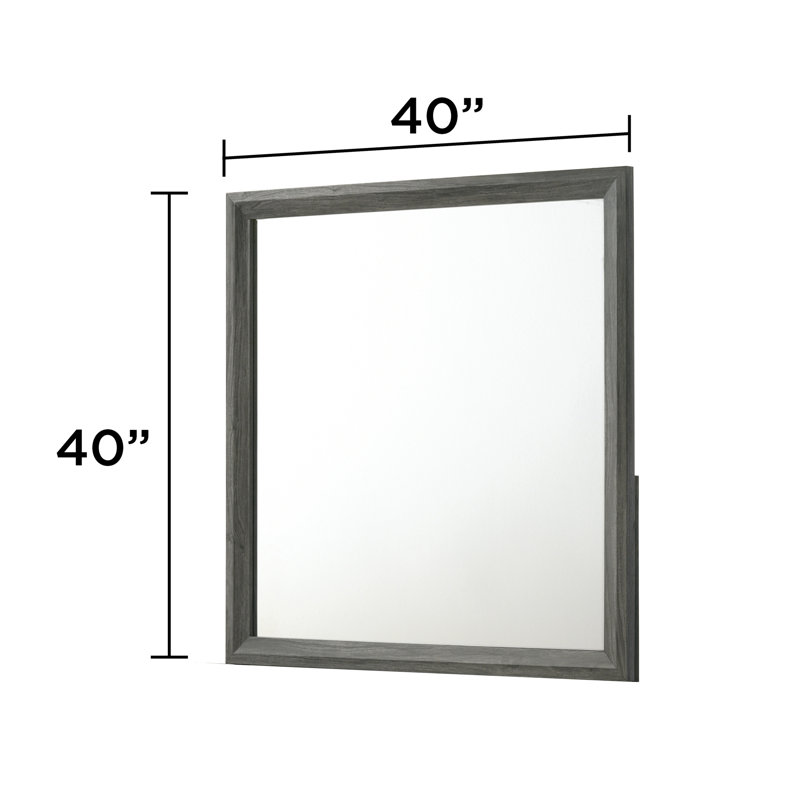 Zarrah Mirror, Gray