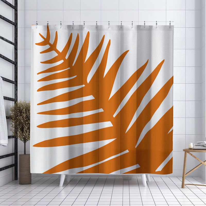Rideau de douche Coco, Orange