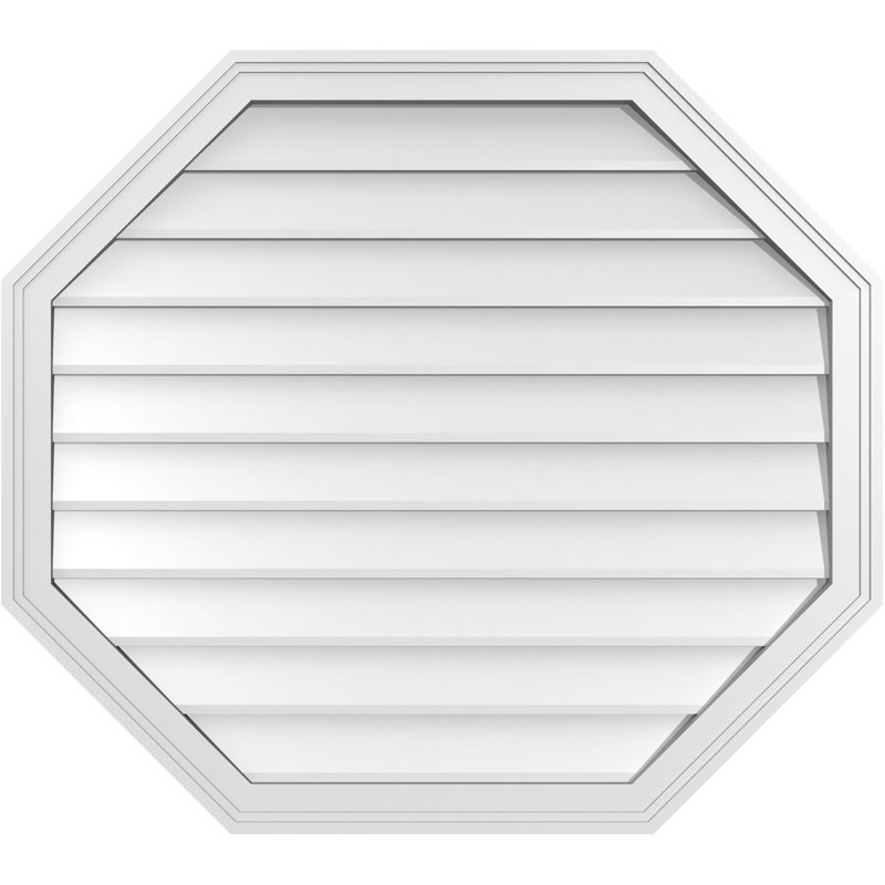 Évent horizontal gondole allongé en surface octogonal Signature, H 32 po x l 36 po x P 1,5 po