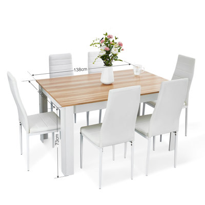 Giancarlos 6 - Person Dining Set