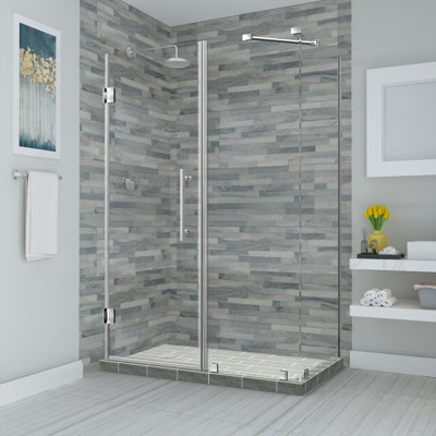 Bromley Hinged Semi-Frameless Shower Door