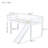 Twin Low Loft Bed With Slide & Safety Guardrails For Kids-1761036974