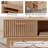 39" Wooden Coffee Table with Drawer