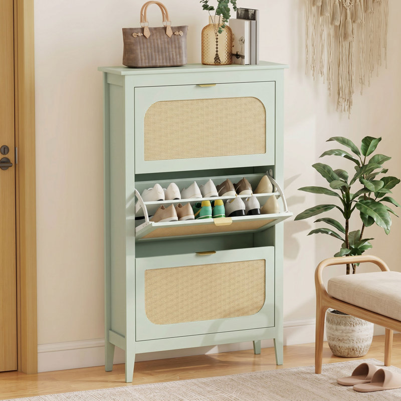 Shoe Storage Cabinet, 131 cm H x 80 cm W x 24 cm D