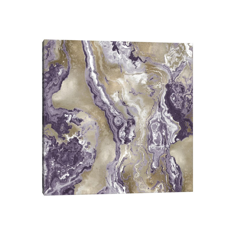 Onyx Amethyst by Danielle Carson - Wrapped Canvas Print, 93.98 cm H x 93.98 cm W x 1.91 cm D
