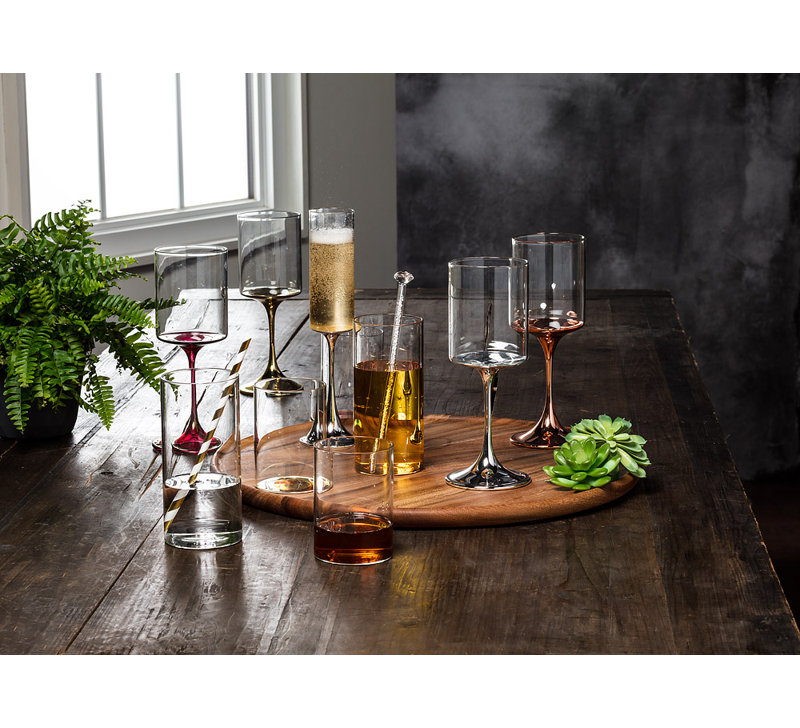12oz. Glass Set, Copper