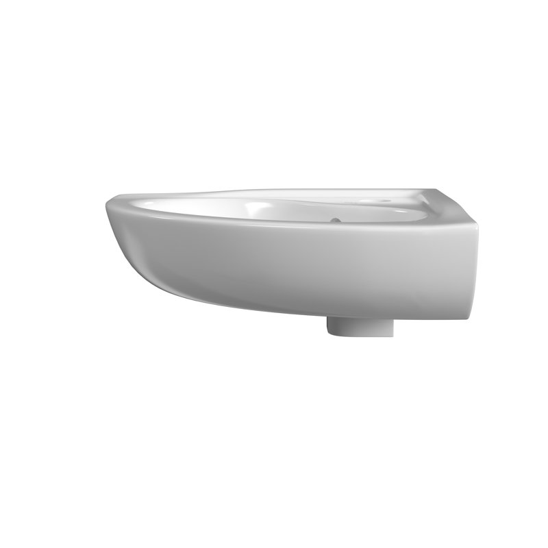 Cheviot Products 15.875'' White Vitreous China Specialty Bathroom Sink with Overflow