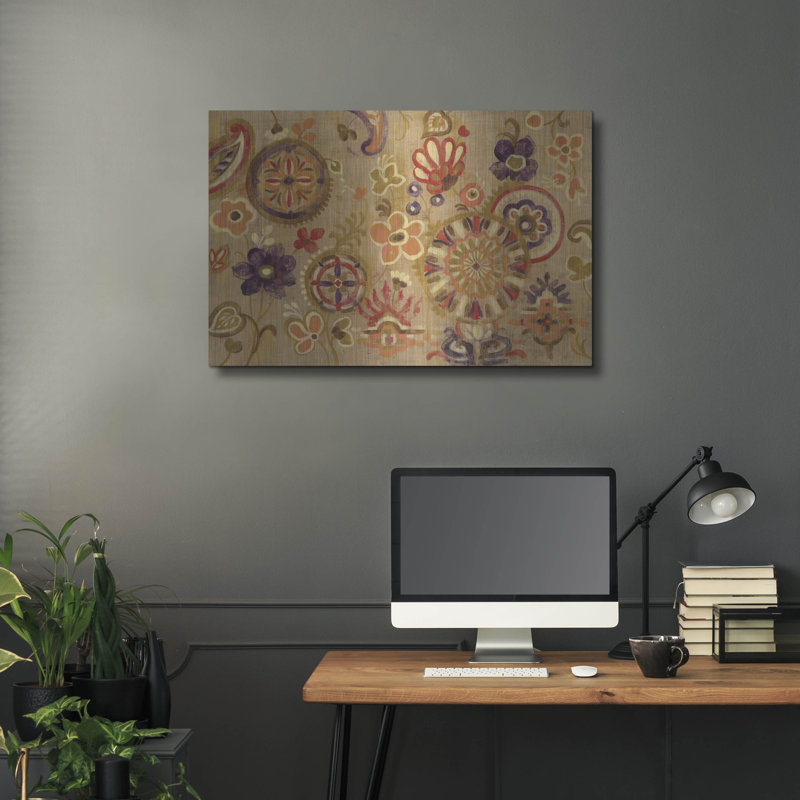 "Paravent oriental" par Silvia Vassileva, H 24 po x l 36 po