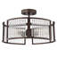 Plafonnier semi-encastré 3 lumières 15,75 po VanHouten-1236063774