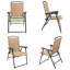Ensemble de 2 chaises pliantes Baber
