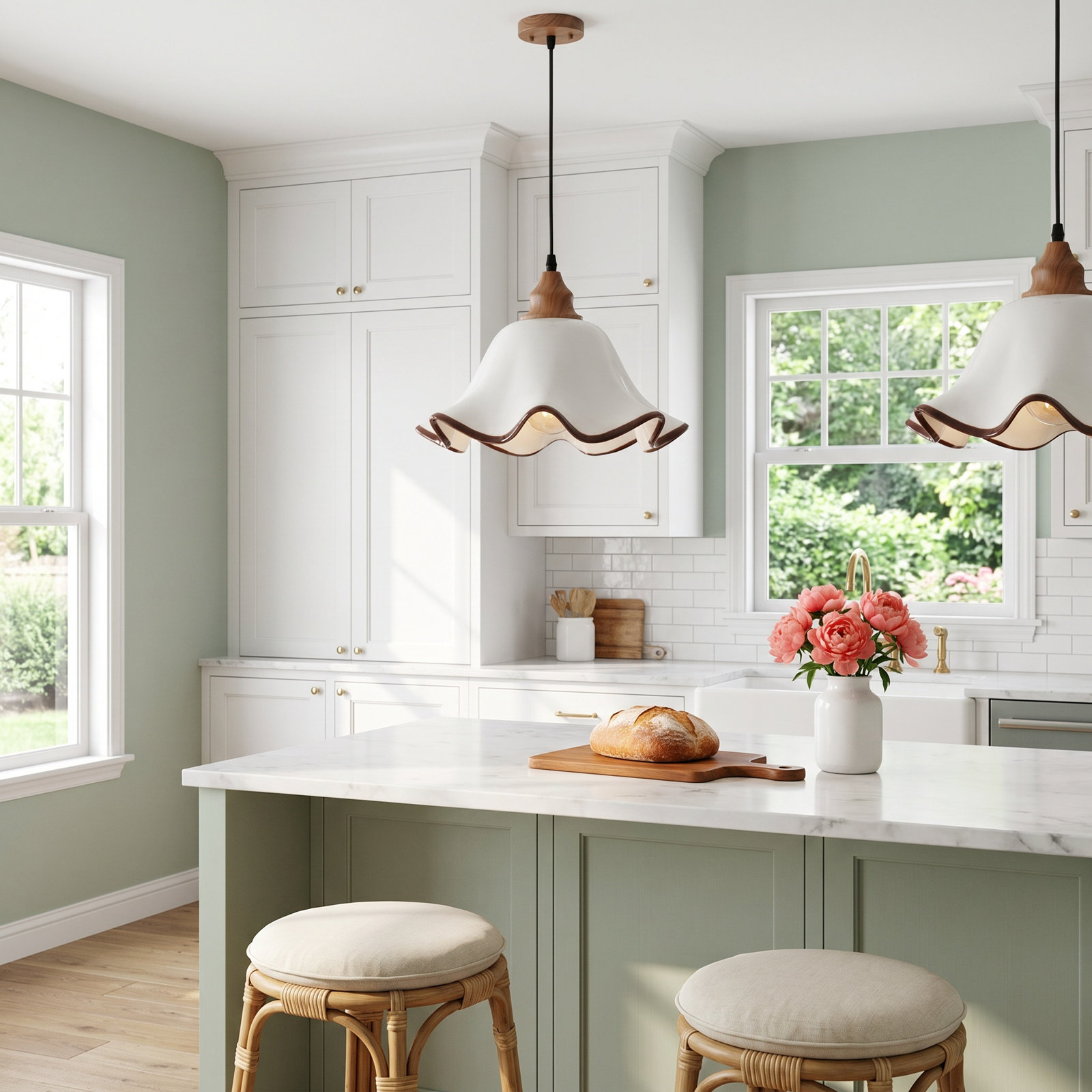 1 - Light White Pendant