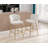 Cavill Upholstered Counter Stool with Metal Frame-1837340440
