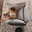 Fauteuil d'appoint simple de style moderne en chenille de style moderne