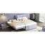Lit double avec lit gigogne pliable gris - Structure stable et lit gigogne fonctionnel. Fabrication en bois massif. Aucun sommier tapissier requis. Nuit de détente