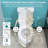 Two-piece 1.28 GPF Dual Flush Chair Height Elongated Toilet Soft-Close Seat Included