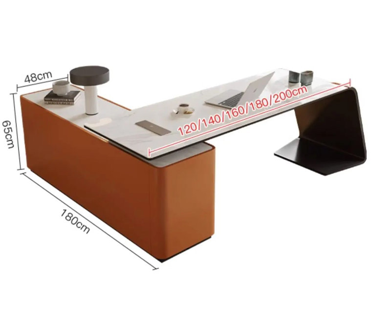 Cherronda L-Shaped Executive Desk