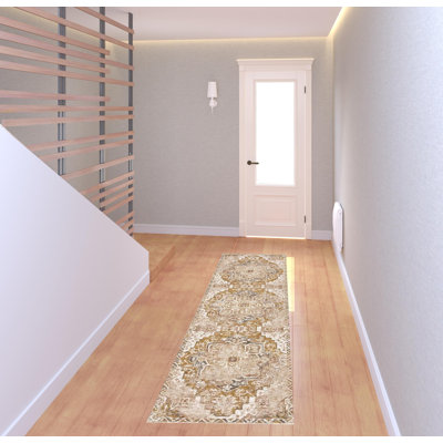 Tapis doré / beige Milbury