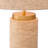 Table Lamp Lxry Travertine Excl Shade