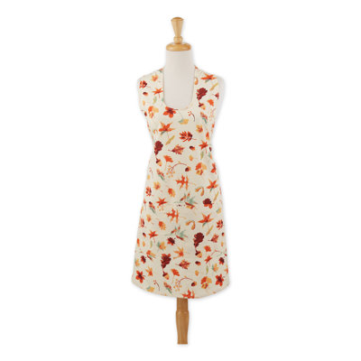 Thanksgiving Floral Bib Apron