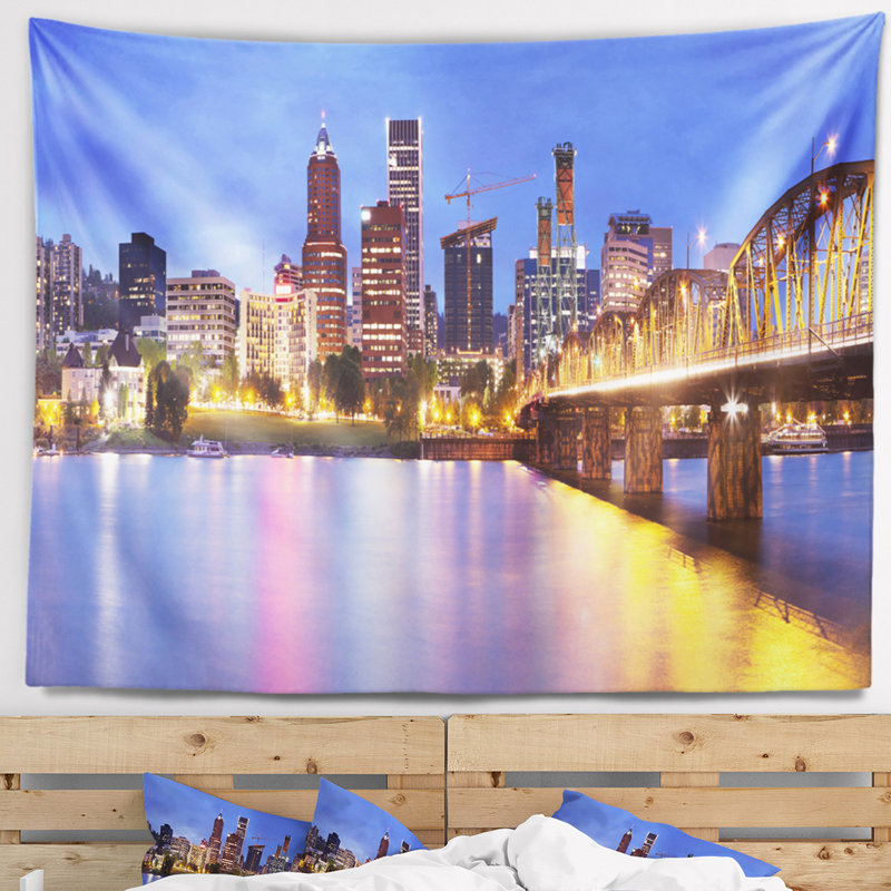 Polyester Tapestry, 78" H x 92" W