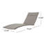 Coussin de chaise longue d'intérieur Cara-16006330