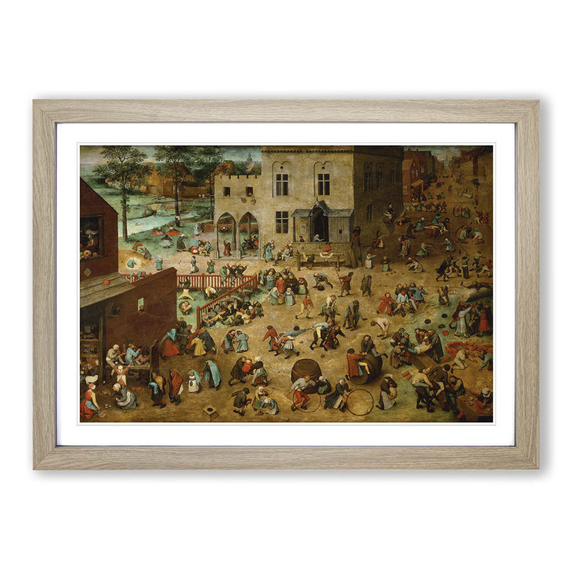 Pieter Bruegel The Elder - Single Picture Frame Painting, Oak
