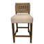 Balyeet Upholstered Counter Stool with Solid Wood Frame-457601755
