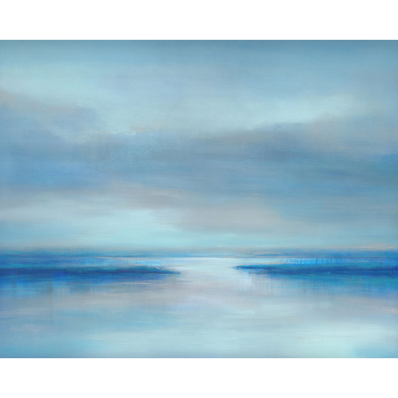 To The Beach Print by Barclay Butera, 54" H x 68" W x 1.5" D, Image Brush Gel